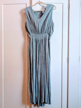 For the Republic Midi Jumpsuit, XL, Wide Straight Leg, Bust 44", Inseam 20", EUC